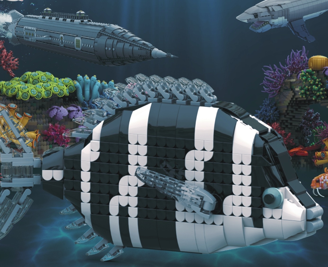 De la Baie à l'océan - L'odyssée du Nautilus en briques Lego®
